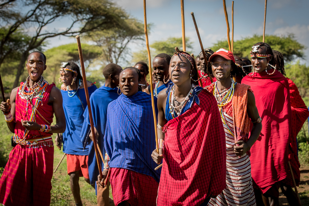 ‘Menye layiok’ literally means ‘fathers of the warriors’ and describes the group of carefully selected Maasai elders who are chosen to teach and guide the new warriors.
